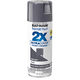 2x Ultra Cover Gloss Spray Paint - 12oz (6 Count) 334031 Rust-Oleum Dark Gray