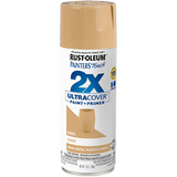 2x Ultra Cover Gloss Spray Paint - 12oz (6 Count) 334037 Rust-Oleum Khaki