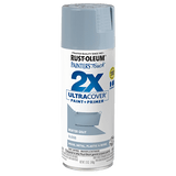 2x Ultra Cover Gloss Spray Paint - 12oz (6 Count) 334049 Rust-Oleum Winter Gray