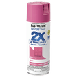 2x Ultra Cover Gloss Spray Paint - 12oz (6 Count) Rust-Oleum Berry Pink