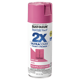 2x Ultra Cover Gloss Spray Paint - 12oz (6 Count) Rust-Oleum Berry Pink