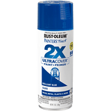 2x Ultra Cover Gloss Spray Paint - 12oz (6 Count) 334027 Rust-Oleum Brillant Blue