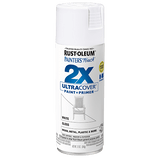 2x Ultra Cover Gloss Spray Paint - 12oz (6 Count) 334048 Rust-Oleum White