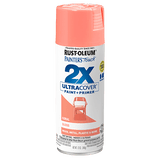 2x Ultra Cover Gloss Spray Paint - 12oz (6 Count) 334052 Rust-Oleum Coral