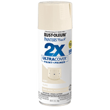 2x Ultra Cover Gloss Spray Paint - 12oz (6 Count) 334035 Rust-Oleum Ivory