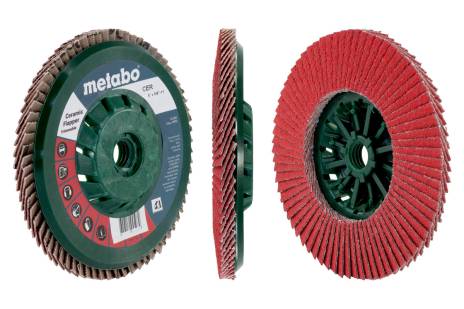 5" Ceramic Flapper 5/8"-11 T29 PB - 5 per Pack Metabo