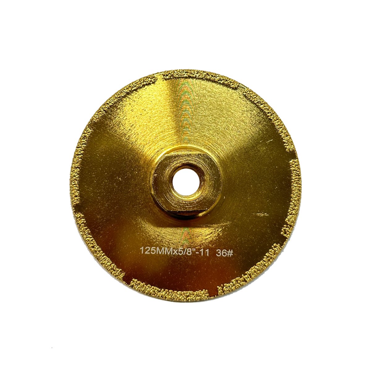 5 Inch Gold Brazed Cup Wheel - Diamond Tool Store