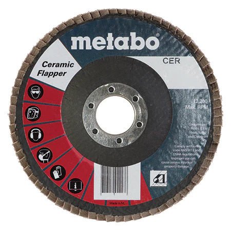 6" Ceramic Flapper 7/8" T27 Fiberglass - 10 per Pack - Diamond Tool Store