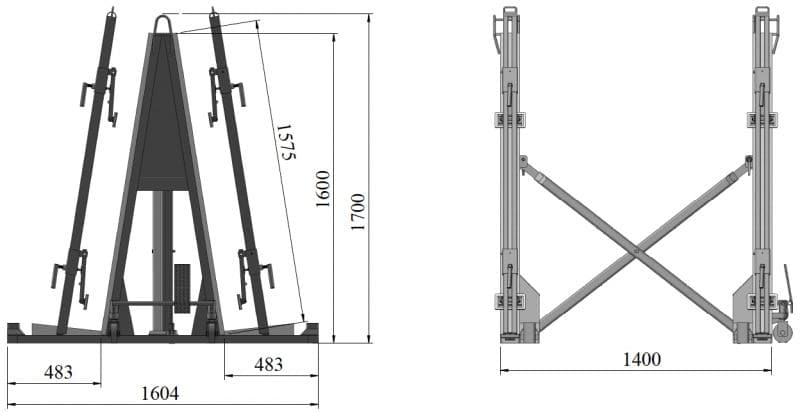 Aardwolf Folding A Frame - Diamond Tool Store