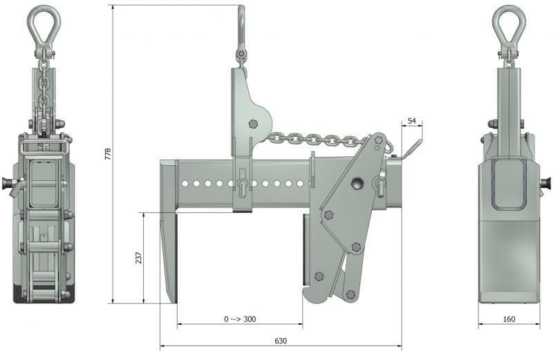 Aardwolf Monument Clamp Lifter (Automatic) - Diamond Tool Store