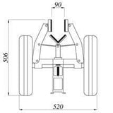 Aardwolf Self-Locking Trolley SL-85 - Diamond Tool Store