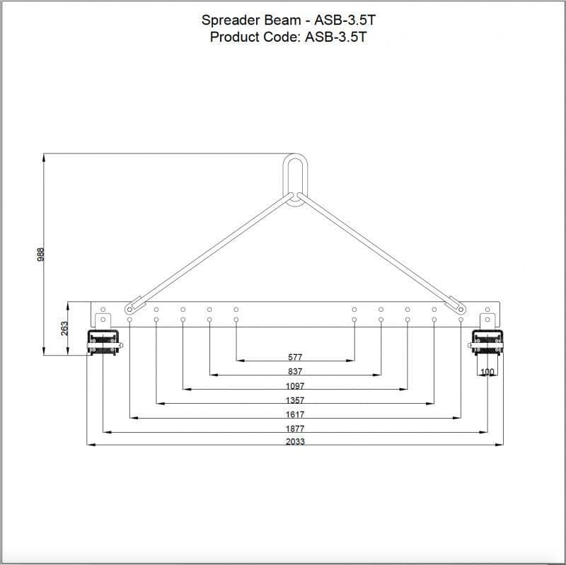 Aardwolf Spreader Bar - 3.5 Tons - Diamond Tool Store