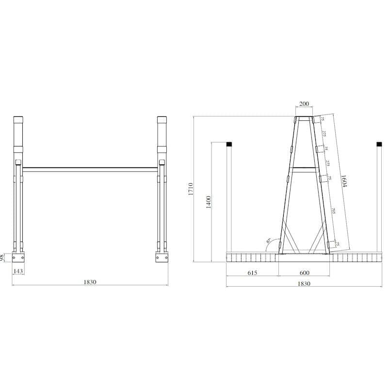 Aardwolf Storage A Frames - Diamond Tool Store