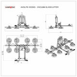 Aardwolf Vacuum Glass Lifter 1000kg - Diamond Tool Store