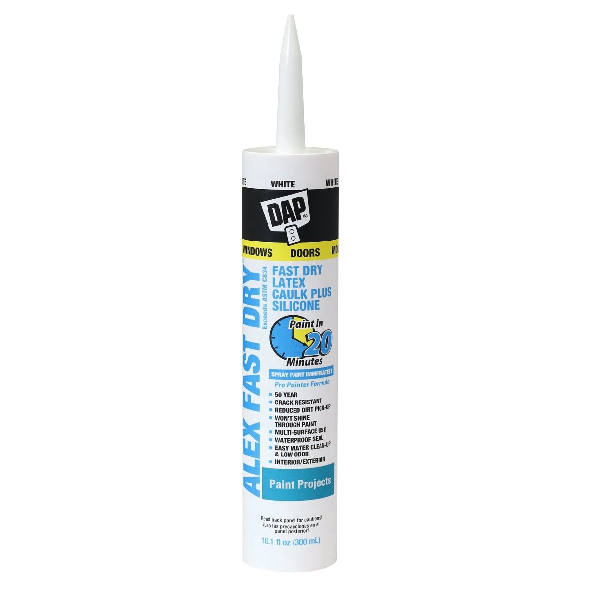 ALEX FAST DRY® Acrylic Latex Caulk Plus Silicone (24 Count) - Diamond Tool Store