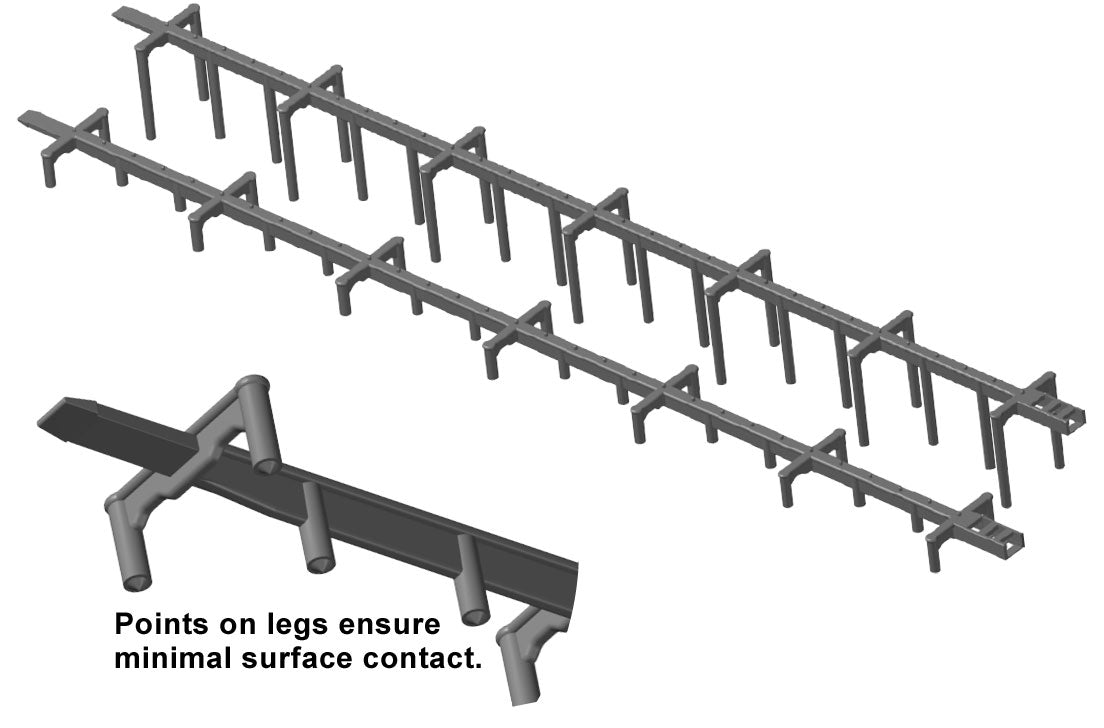 All Plastic Beam Bolster - Diamond Tool Store