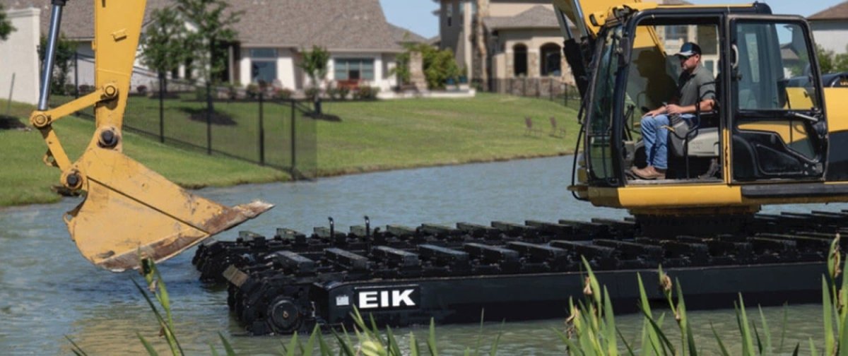 Amphibious Excavator Pontoons - Diamond Tool Store