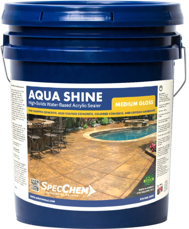 Aqua Shine High-Solids Water-Based Acrylic Sealer - Diamond Tool Store