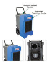 B-Air Dehumidifier | 8.5 Amps | 130 PPD | 400 CFM - B-Air