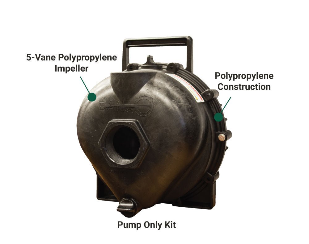 Banjo Centrifugal Pump | 2 In. | Pump Only - Banjo Pump