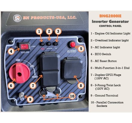 BNG2800iE Inverter Generator - Diamond Tool Store