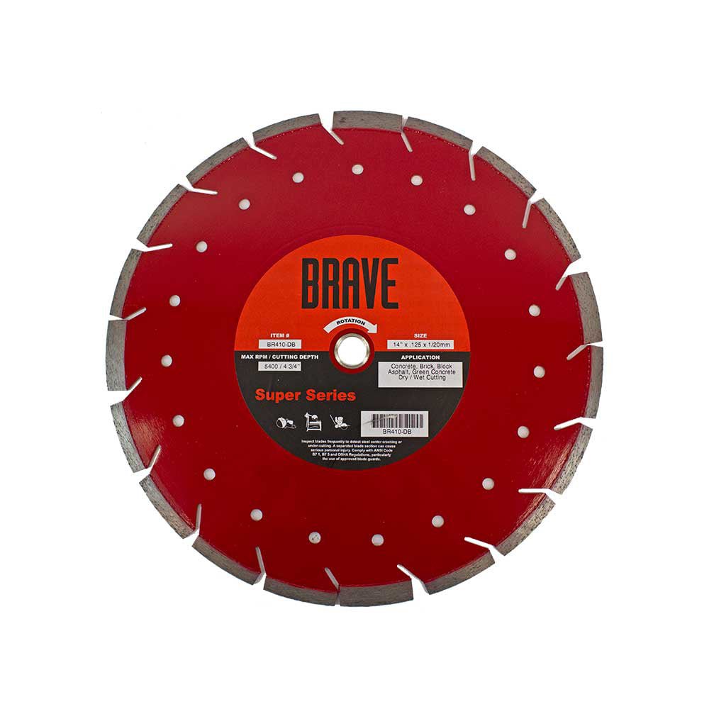 Brave | Diamond Blade | 14 X .125 X 1/20MM | Multi Purpose - Brave