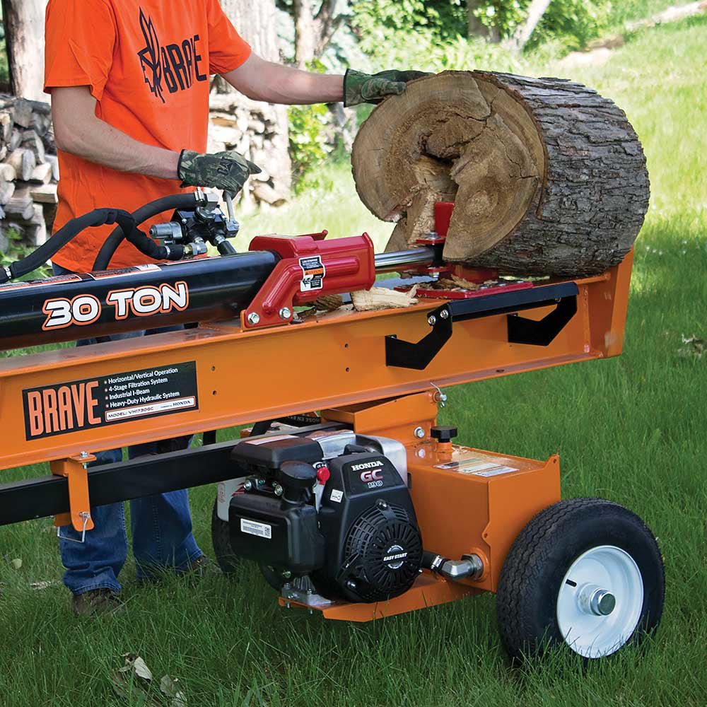 Brave Log Splitter | 30-Ton | Honda GC190 - Brave