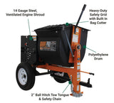 Brave Mortar Mixer | 8 Cu. Ft. Poly Drum | Honda GX240 - Brave