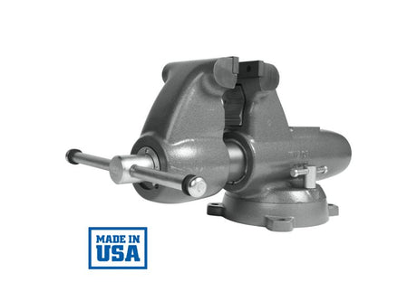 C-3 Pipe and Bench Vise, 6" Jaw Width, 9" Max Jaw Opening, 6-5/8" Throat Depth - Diamond Tool Store