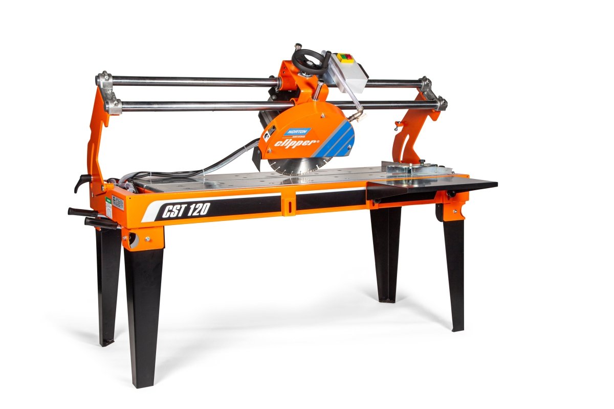 Clipper CST Series Overhead Rail Masonry Saw - Electric - Norton