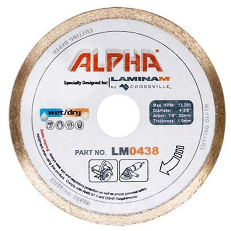 Crossville Laminam Blade 4-3/8" - Alpha Tools