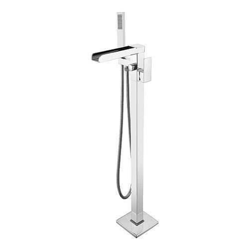 Dakota Sinks DSF-00BTF05BN Signature 11 1/4 Inch Floor Mounted Bathtub Filler - Dakota Sinks