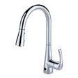 Dakota Sinks DSF-18KHF01 Signature 17 3/4 Inch Pull-Down Sensor Kitchen Faucet with 2 Way Function Spray Head - Dakota Sinks