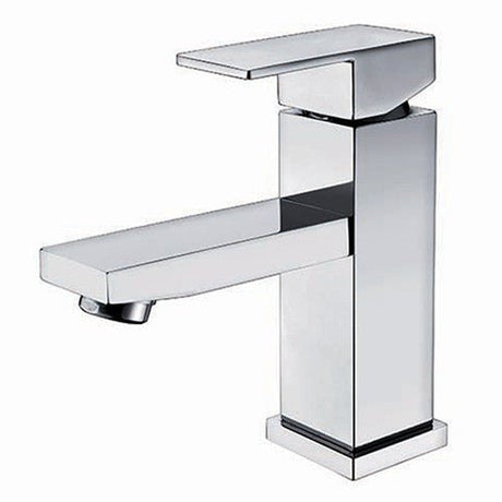 Dakota Sinks DSF-34BSH00 Kennedy 6 1/2 Inch Deck Mount Bathroom Faucet with Pop-Up Drain and Overflow - Dakota Sinks