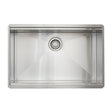 Dakota Sinks DSL-3020 Signature L-Series 30 x 20 Inch Flat Ledge Single Bowl Undermount Stainless Steel Kitchen Sink - Satin Brushed Nickel Dakota Sinks