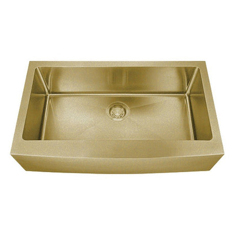 Dakota Sinks DSM-A3620 Signature M-Series 36 Inch Micro Radius Single Bowl Apron Front Kitchen Sink with Bottom Grid - Dakota Sinks