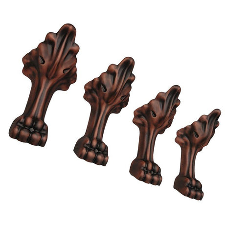 Dakota Sinks DST-ACFBN Signature 4 Piece Claw Feet Set - Dakota Sinks