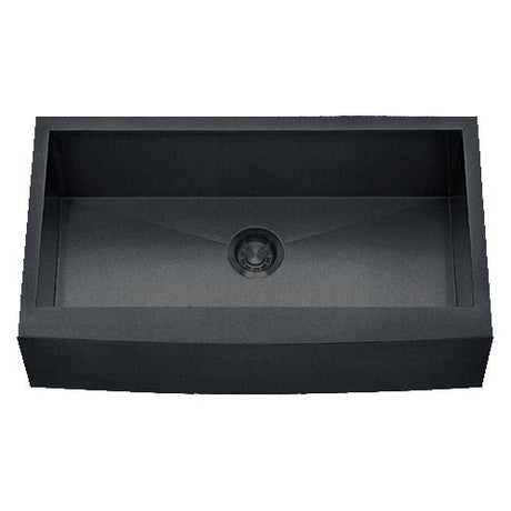 Dakota Sinks DSZ-A3020 Signature Z-Series 30 Inch Zero Radius Single Bowl Apron Front Stainless Steel Kitchen Sink with Bottom Grid - Dakota Sinks