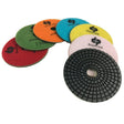 Dia Plus Premium Wet Diamond Polishing Pad for Granite, Marble, Natural Stone, and Concrete DP-SPW-Set-3 Dia Plus 3" Set of 7 (50-3000G)