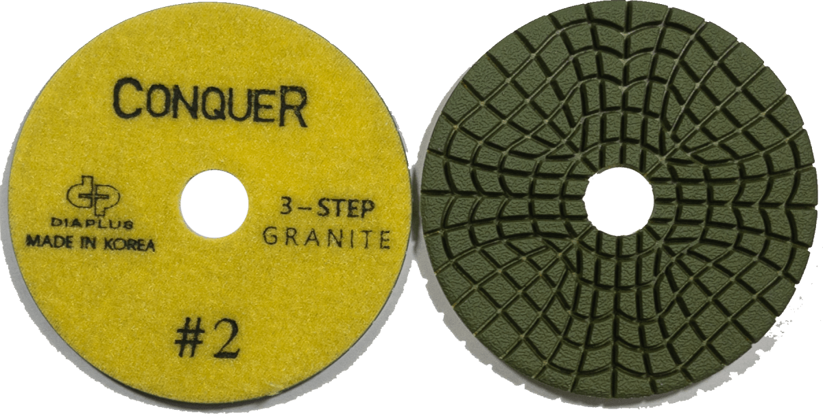 Diaplus Conquer 3 Step Granite Pad - Dia Plus