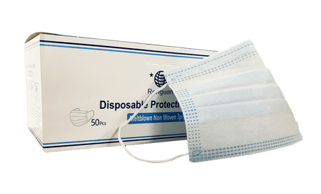 Disposable Protective Face Mask 50 Qty - Diamond Tool Store