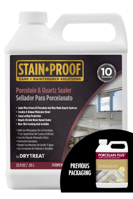 Dry-Treat Stain Proof Porcelain Plus Premium Porcelain and Quartz Sealer - Sale - Dry Treat