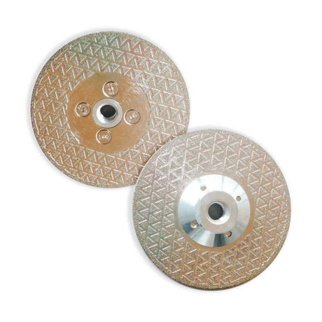 Electroplated Duo Blade with Flange - Diamond Tool Store