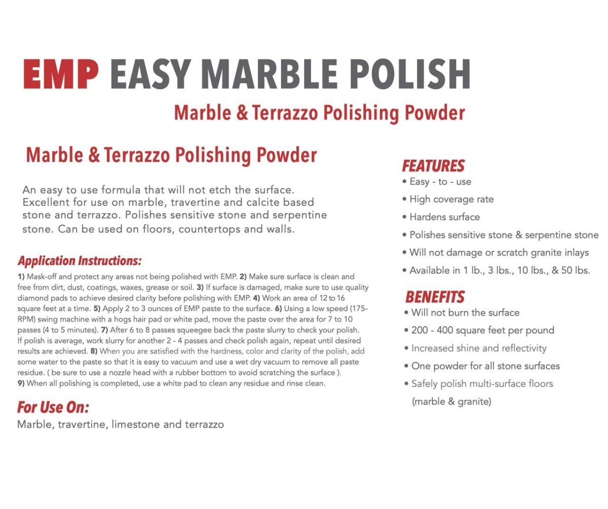 EMP Easy Marble Polish (Powder) - Stone Pro