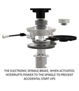 EVS-949 Mill with 2-Axis ACU-RITE 203 DRO and Servo X, Y, Z-Axis Powerfeeds Jet