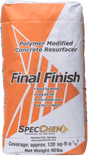 Final Finish Rapid-Hardening, Polymer-Modified Concrete Resurfacer - SpecChem