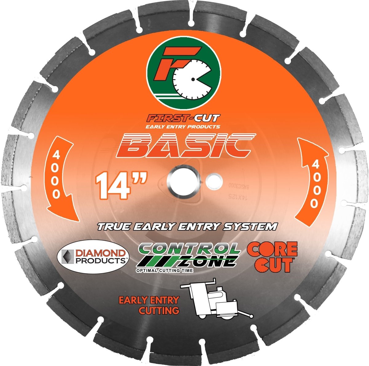 First-Cut BASIC Early Entry Blades - Diamond Products