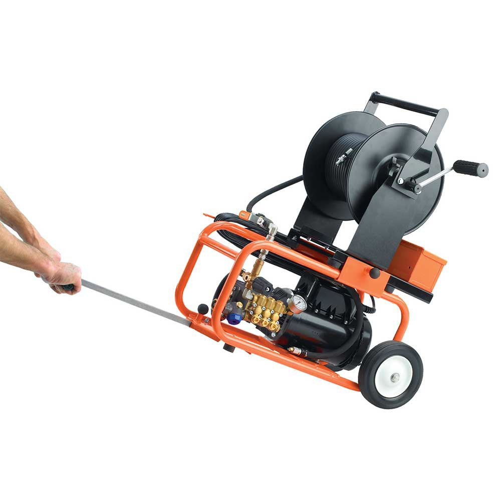 General Pipe Cleaners Electric Jetter | 150-Ft. X 1/4-In. Hose Capacity | 1,500 PSI | 1.7 GPM - General Pipe Cleaners