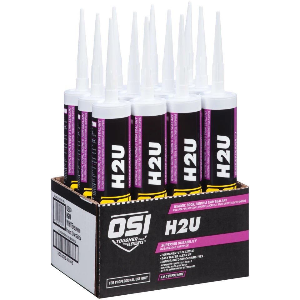 H2U - Window, Door & Siding Sealant (24 Count) - OSI