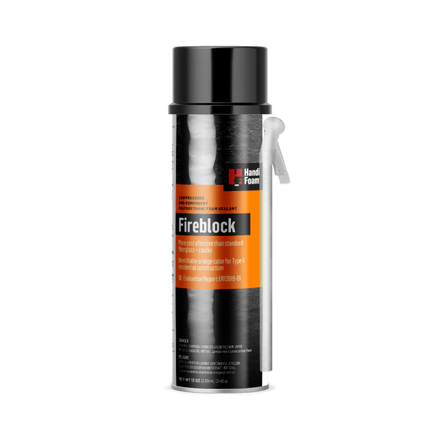 HANDIFOAM FIREBLOCK FOAM SEALANT - Case of 12 P30033 Handifoam Straw Foam Sealant 12 oz (340g)